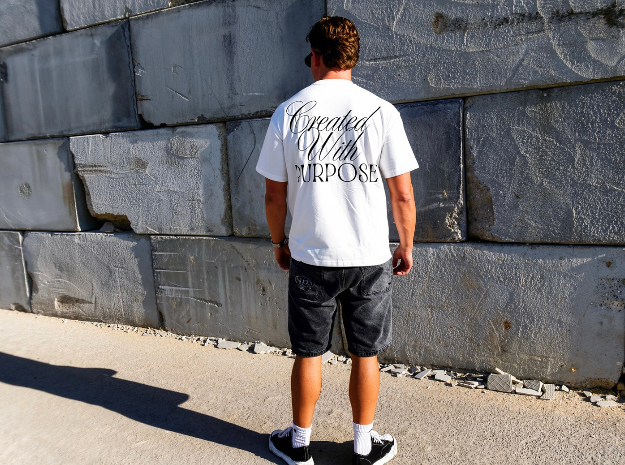 Created With Purpose T-shirt (white)